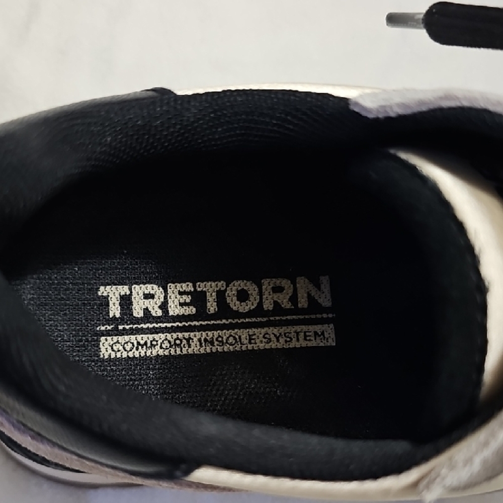 Tretorn Black and Cream Women's Sneakers - Picture 2 of 7
